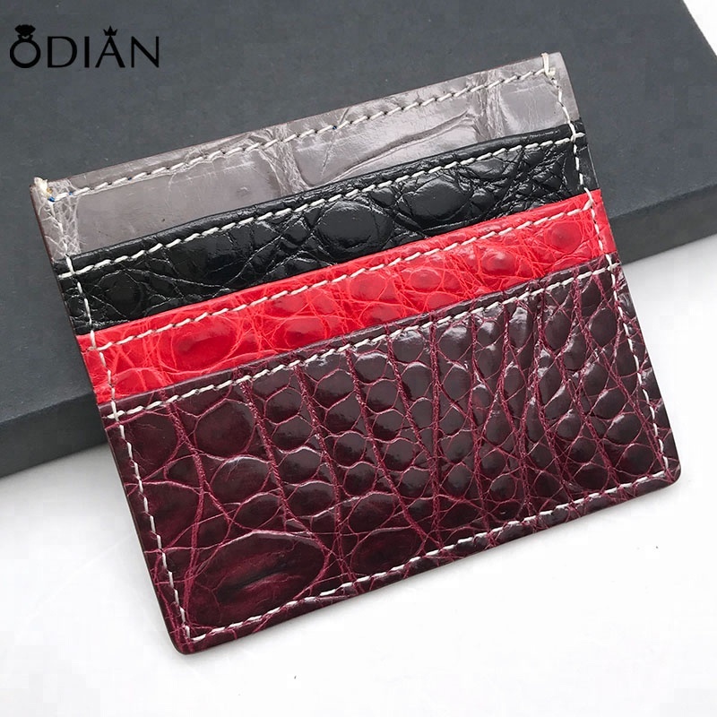 best selling nice design luxury quality exotic crocodile leather purse