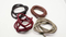 6mm black brown vintage round genuine braided rope leather cord for DIY bracelet making