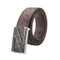 Luxury leather belt, real ostrich leather belt, pure handmade leather belt