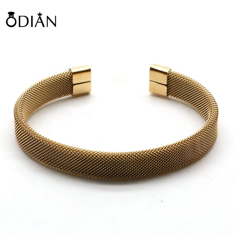simple Plated cuff bracelet,electroplate black/silver/gold/rose gold Bangle,personalized logo can be customized