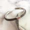 Custom logo stainless steel fashion Stingray bracelet Python skin cuff bracelet
