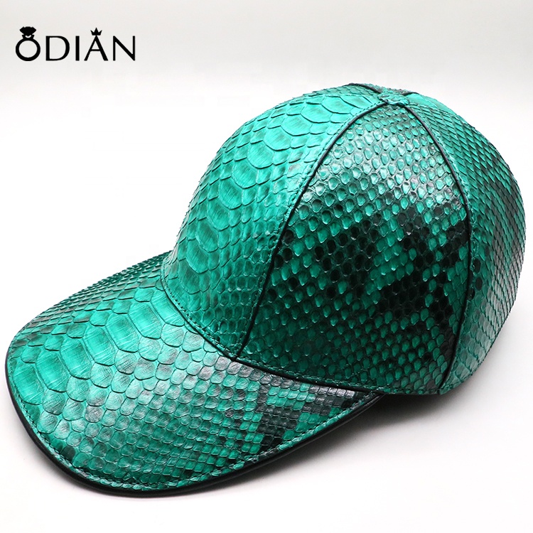 100% genuine python leather fashion pointed hat wholesale, Customizable LOGO hats