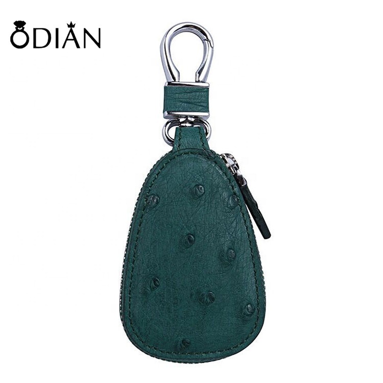 2020 New Style Multicolor Genuine Ostrich Leather Car Key Case/Cover/Holder/Shell