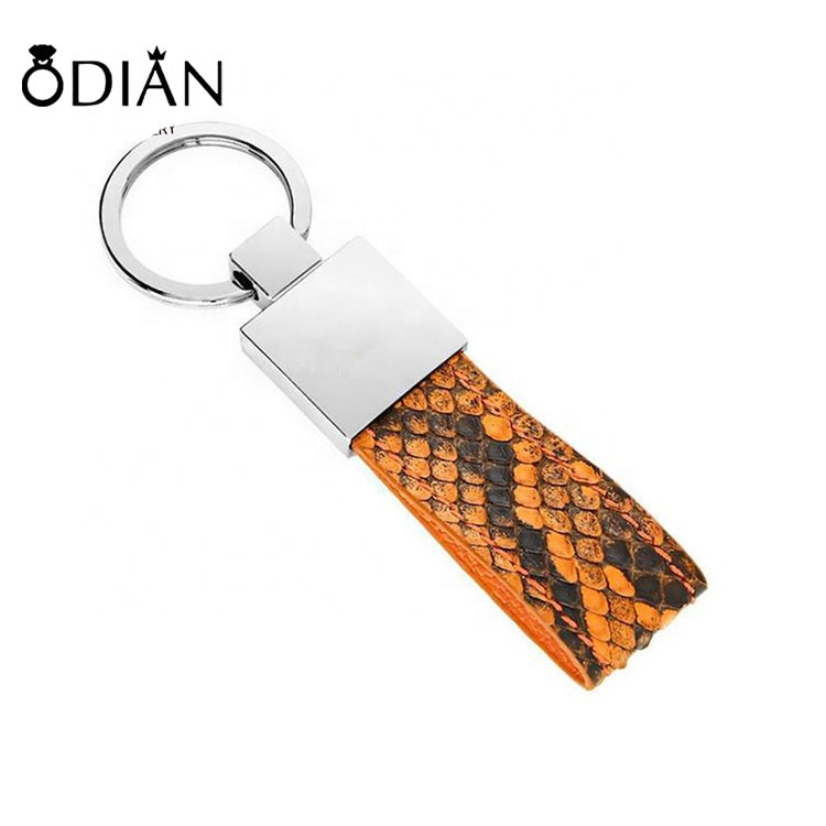 Handmade High Quality Real Python Skin Key Chain Holder Leather Keychain