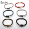 Stainless Steel Nail Bracelet For Men Women 3 Color Adjustable Cable Wire Cuff Bangle