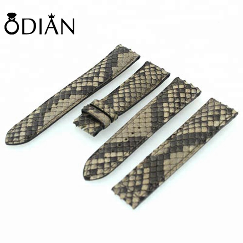 2018 real top quality python snake skin watch strap for apple wholesale