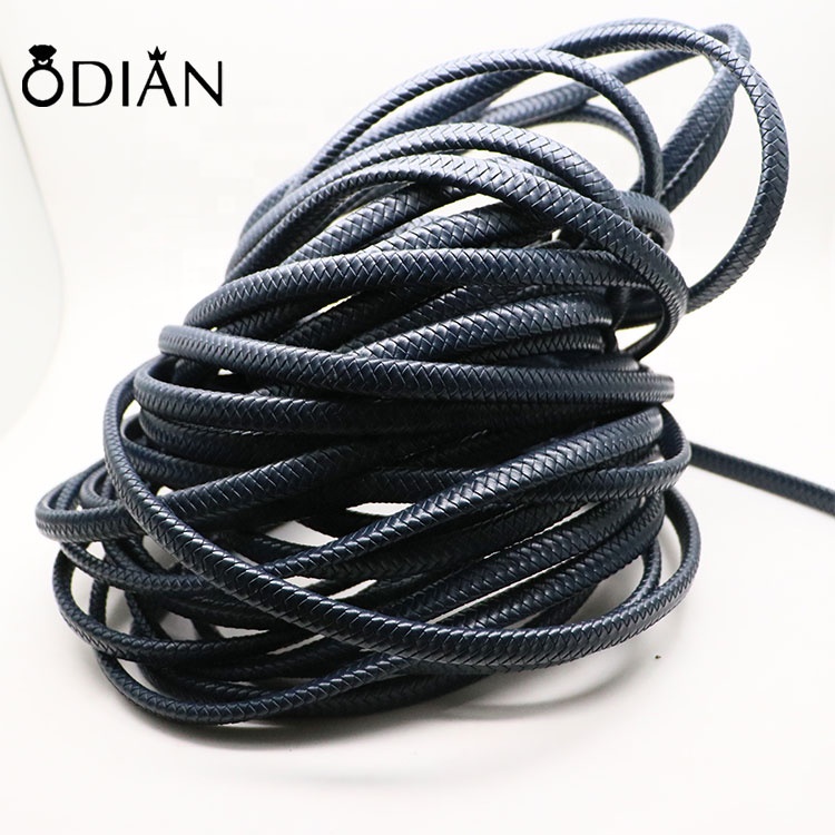 2020 High Quality Handmade Cowhide Braid Leather Rope For Bracelet Necklace