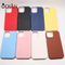 Full Grain Leather Ultra Slim Phone Case Mobile Leather Back Cover for iPhone 11 Pro