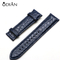 18 19 20 21 22mm Genuine Alligator Leather Wristwatch Strap Crocodile,butterfly clasp watch band,A favorite holiday gift