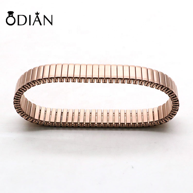 Hot Selling Wholesale Handmade Elastic Stainless Steel Stretch Bracelet ,stretch bangles jewelry