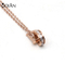 Loftily Jewelry Women Elegant Rose Gold Plating Stainless Steel Necklace Butterfly Pendant Charms Necklace