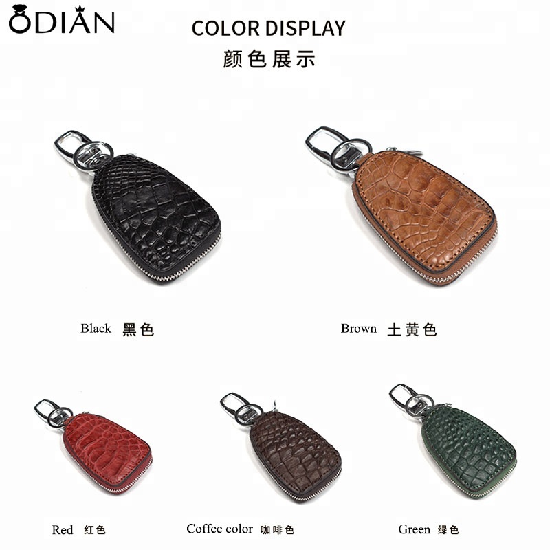 Hot selling Crocodile Leather Car Key Case Wallet Keychain Bag