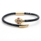 2020 new design DHL Free Shipping Odian Jewelry Luxury Fashion snake Head 5mm genuine Stingray Leather Bracelet For Gift Idea
