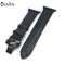 Brown Stingray skin leather Watch Band Strap with stainless steel button