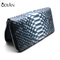 Python long purse female hand clutch bag fashion notes wallet wallet multi-card snakeskin leather wallet
