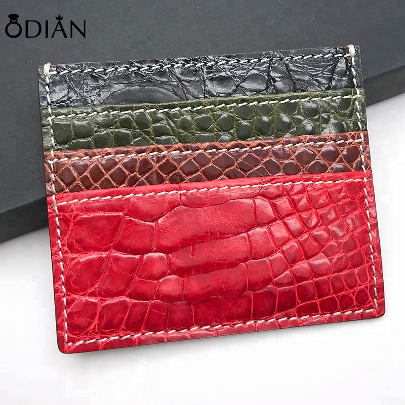 best selling nice design luxury quality exotic crocodile leather purse