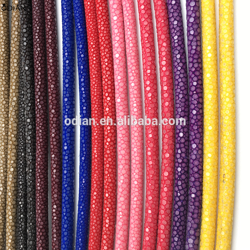 2017 Fashion Jewelry Bracelet Necklace Purple Wrap Suede 5mm stingray Leather Cord