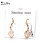 High-quality stainless steel rhombus earrings, rose gold earrings, a variety of geometric