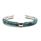 Luxury Python Skin Bracelet snake leather bracelets for Men , Titanium Steel Open Cuff Bangle Charm Jewelry
