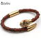 Fashionable and cool man lady bracelet, real boa skin bracelet, contain magnetic force to buckle