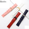 Odian Jewelry high quality genuine calf cow leather embossed crocodile leather watch watchband strap