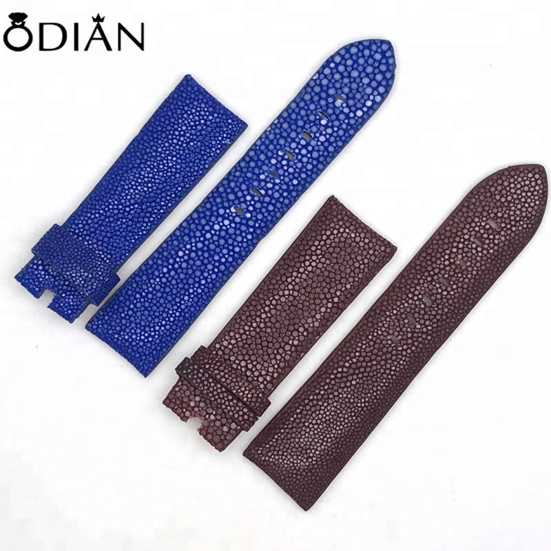 Stingray Python Skin Leather 18mm 20mm 22mm 24mm Apple Watch Band strap for men luxury