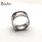 New style groove stainless steel ring, engraved pattern stainless steel couple ring