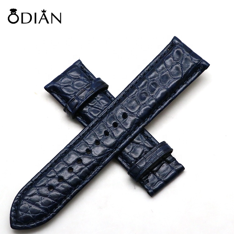 Fashion crocodile Leather Custom Watch Strap ,Hot-Selling Watch Strap