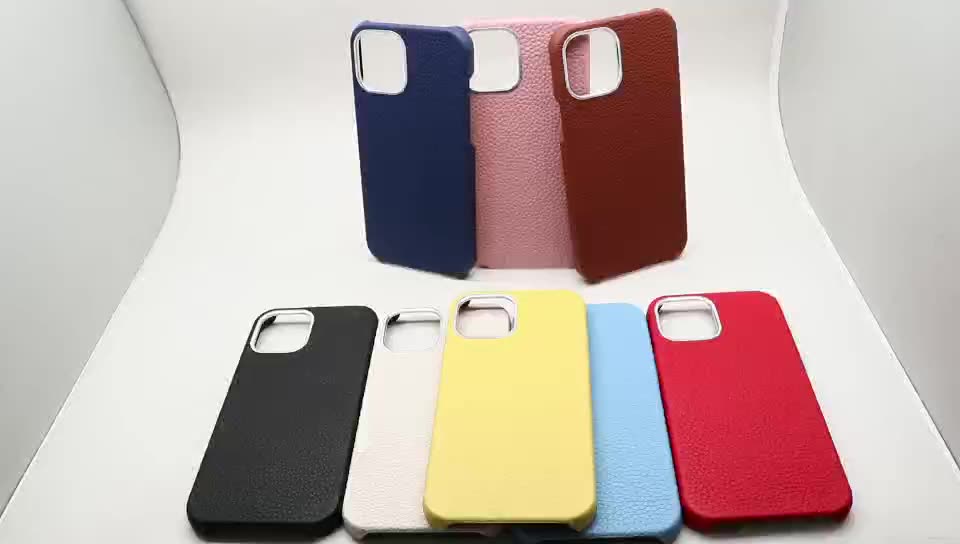 For Apple Iphone 11 12 Pro Max Case Anti-scratch Luxury Genuine Leather Hard Mobile Phone Back Cover Cases For Iphone 11