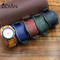 Genuine Crazy Horse Leather Watch Strap double-sided Watch Band Protect the wrist strap